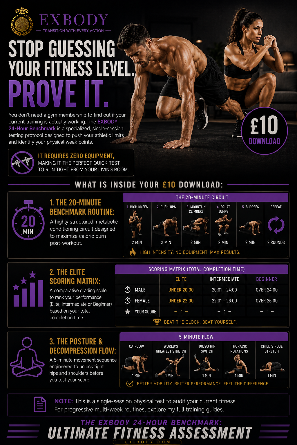 The EXBODY 24-Hour Benchmark: Ultimate Fitness Assessment